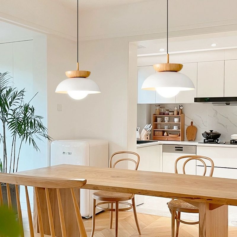Modern Wabi Sabi Chandelier Japanese Wooden Pendant Light Decorative Indoor Metal Pendant Light - Korvel