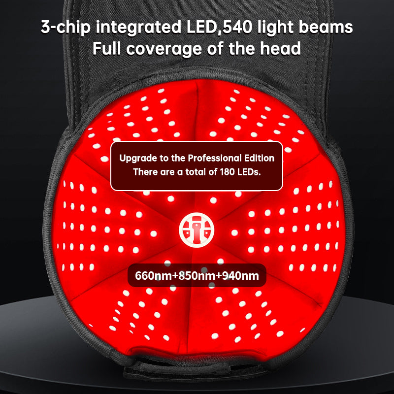 Red Light Infrared Phototherapy Cap for Hair Growth and Anti-Hair Loss, Red Light Cap Hair Care Device Hair Regrowth Instrument PCBA - Korvel