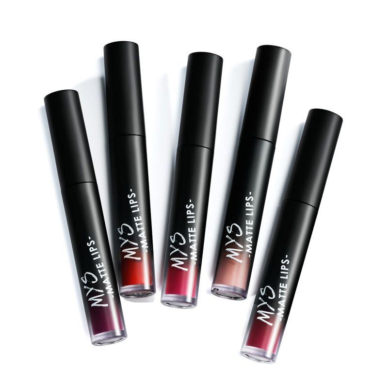 Tinte de Labios Líquido Mate MYS - Impermeable y de Larga Duración