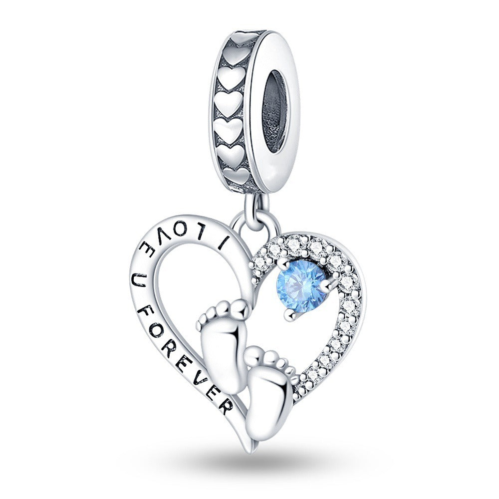 Heart-Shaped Blessing Pendant for Mother's Day