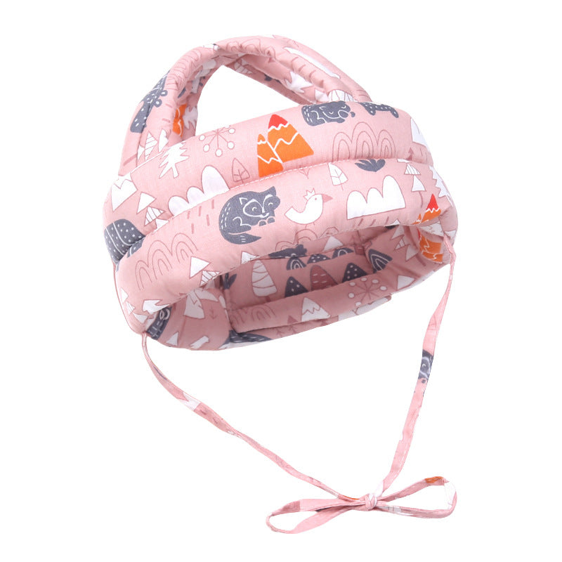 Baby anti-collision hat baby walking anti fall hat children's anti fall head protection hat safe breathable and washable - Korvel