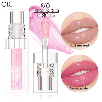 QIC Color-Changing Lip Oil - Moisturizing Lip Gloss