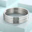Elegant Multi-Layered 3mm Circular Ring Bracelet