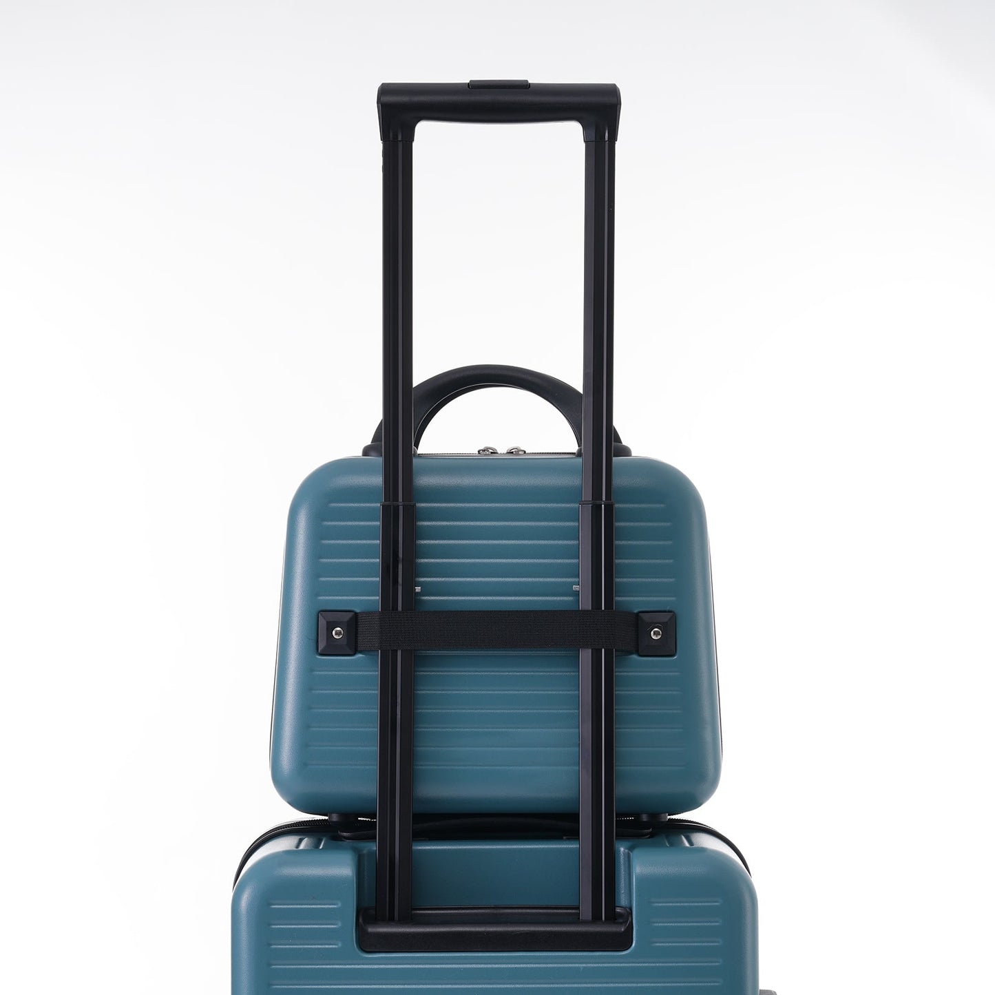 Carry-on Luggage 20 Inch Front Open Luggage Lightweight Suitcase with Front Pocket and USB Port, 1 Portable Carrying Case  Blue - Korvel