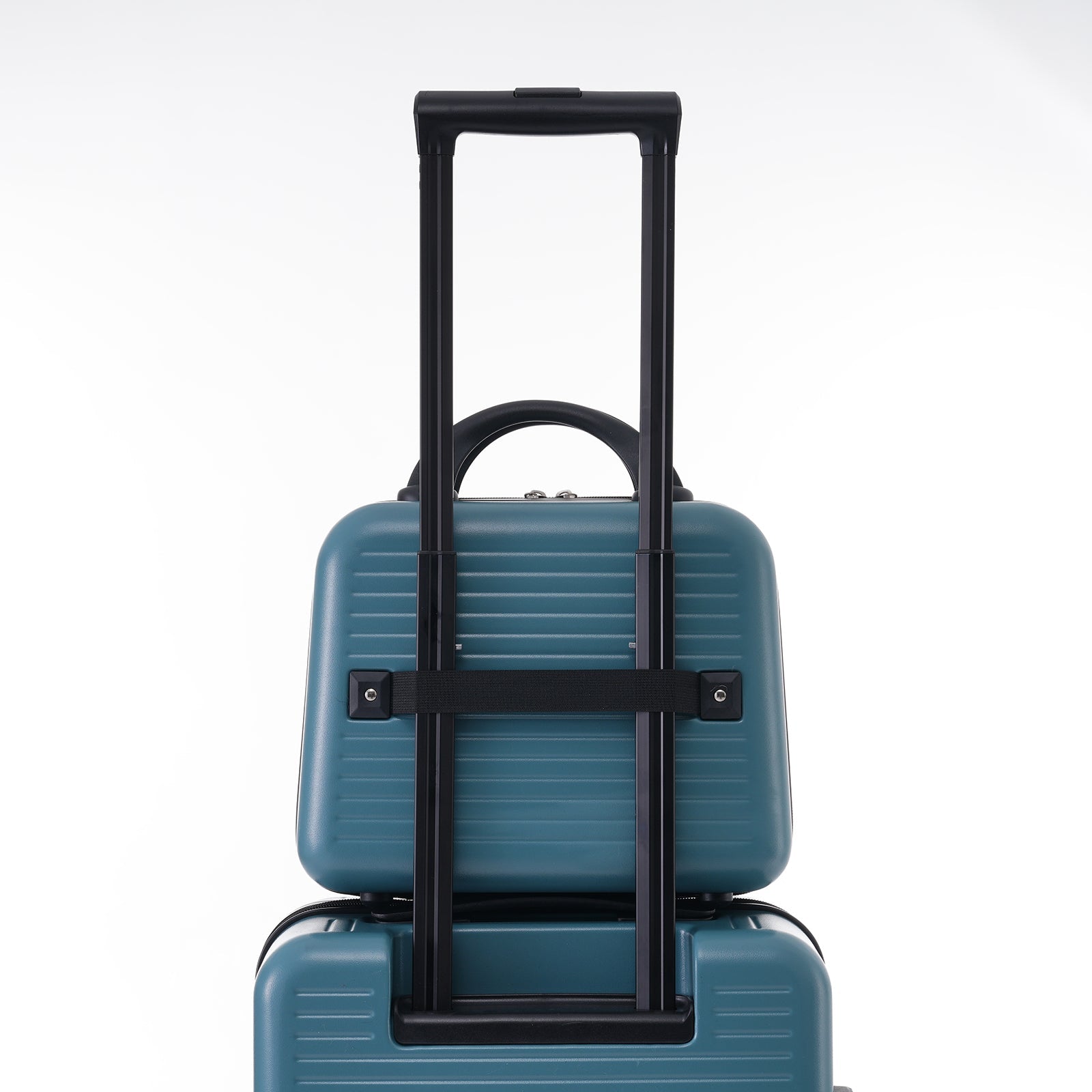 Carry-on Luggage 20 Inch Front Open Luggage Lightweight Suitcase with Front Pocket and USB Port, 1 Portable Carrying Case  Blue - Korvel