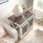 Farm kennel Flat noodles furniture with sliding barn door, farm wooden kennel end table, dog house with removable partition - Korvel