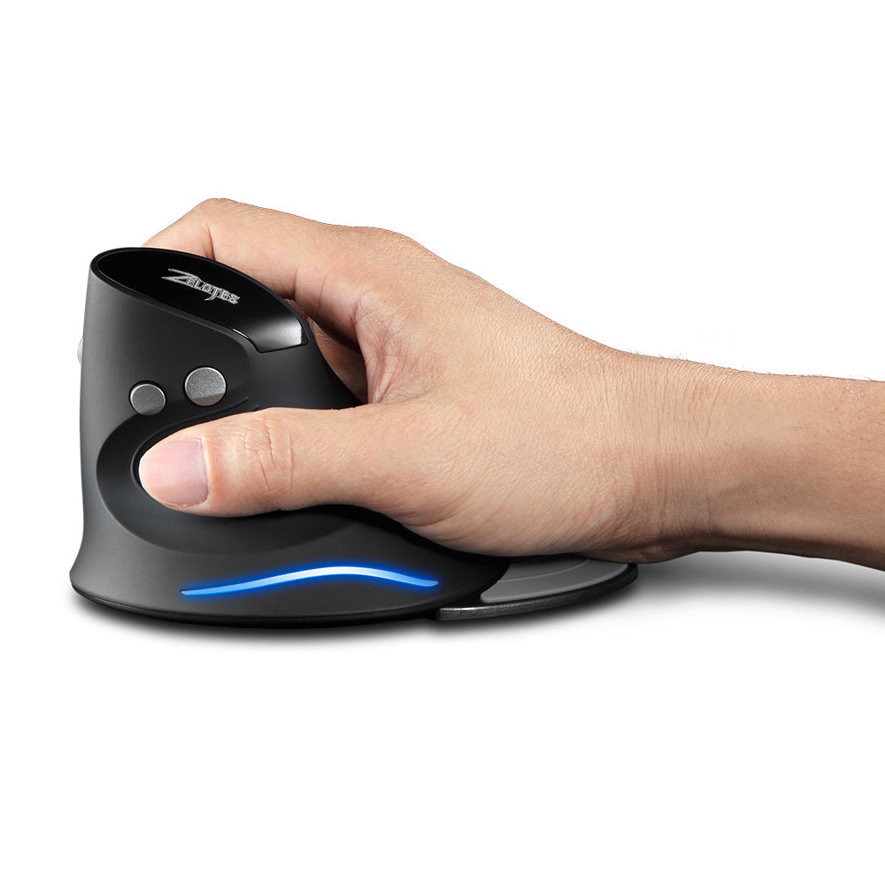 Master F17 Vertical Mouse Ergonomic Worm Anti Mouse Hand Laptop Desktop Wireless Mouse - Korvel