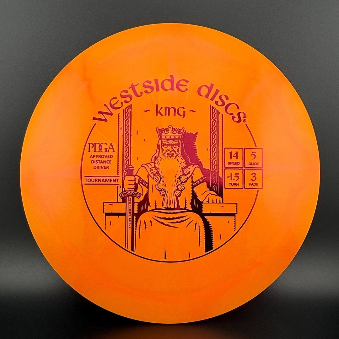 Westside Tournament Burst King Disc Golf Driver