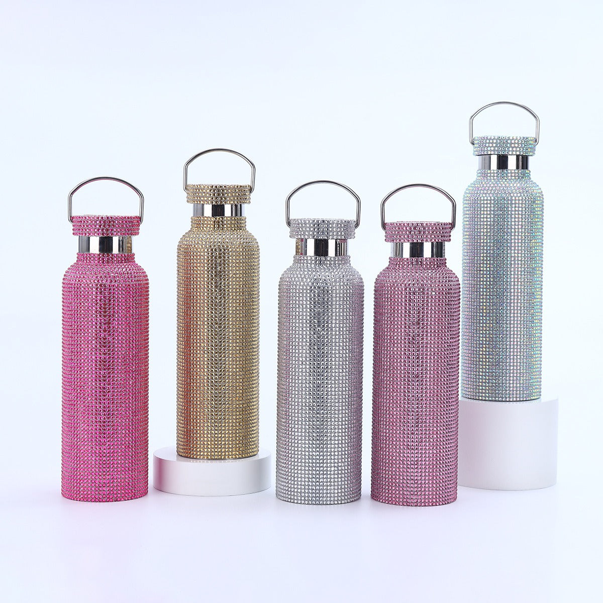 304 stainless steel drill bottle portable car insulated cup outdoor portable large capacity sports kettle - Korvel