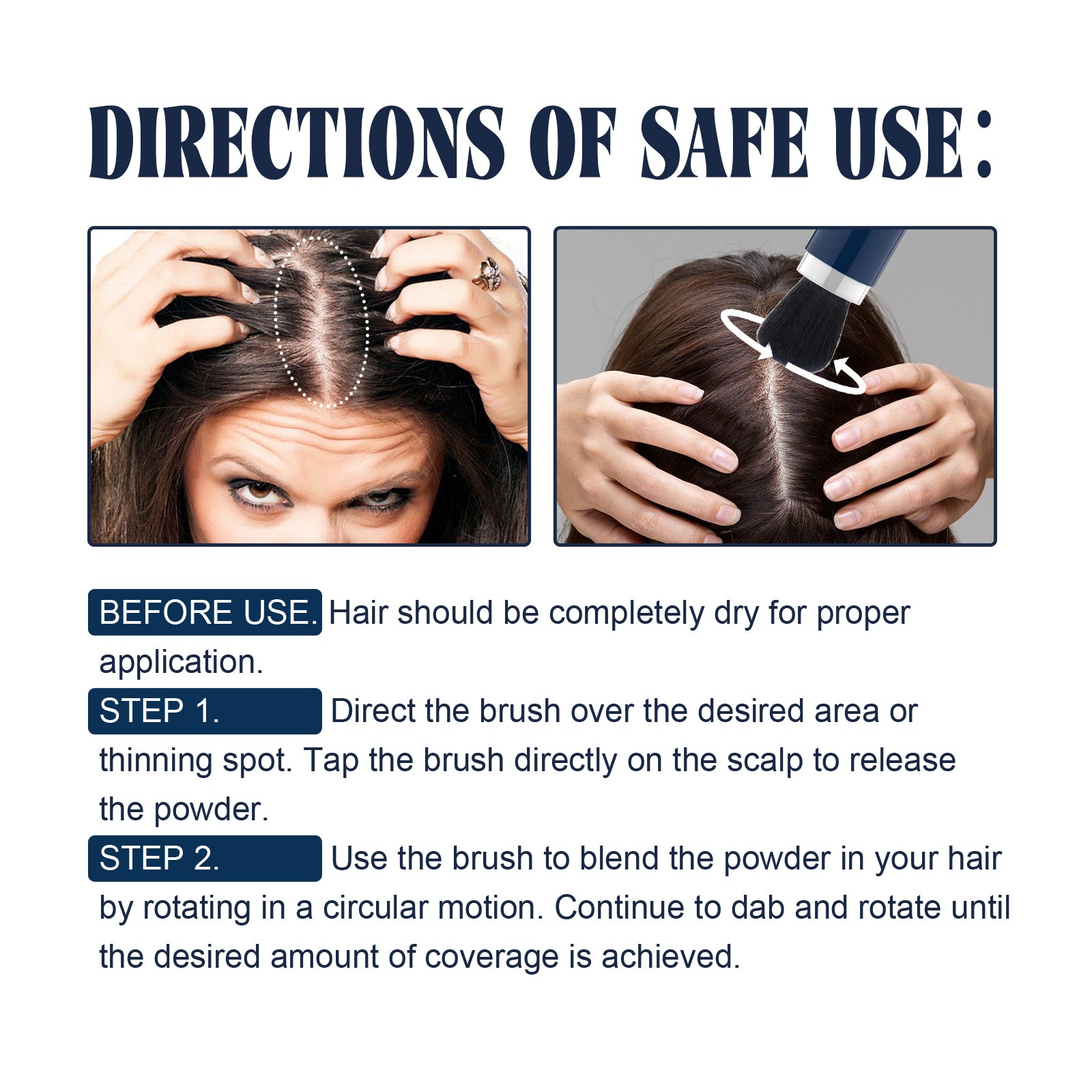Color Fibers, Fill The Top Of Your Hairline With A Refreshing Fluffy Shade Powder - Korvel