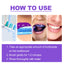 Dentifrice V34 Violet pour Éclaircissement et Fraîcheur