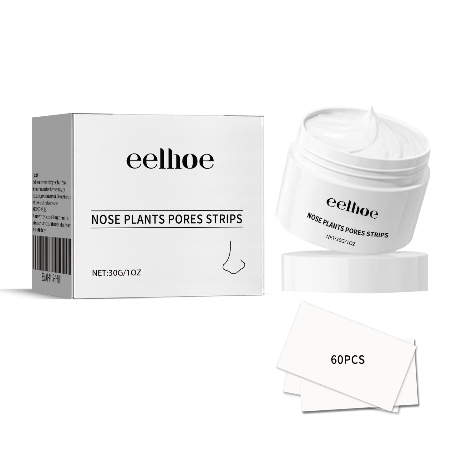Blackhead Cleansing Cream Skin Oil Blackheads Acne Exfoliating Cleansing Repair Pore Tearing Nose Patch - Korvel
