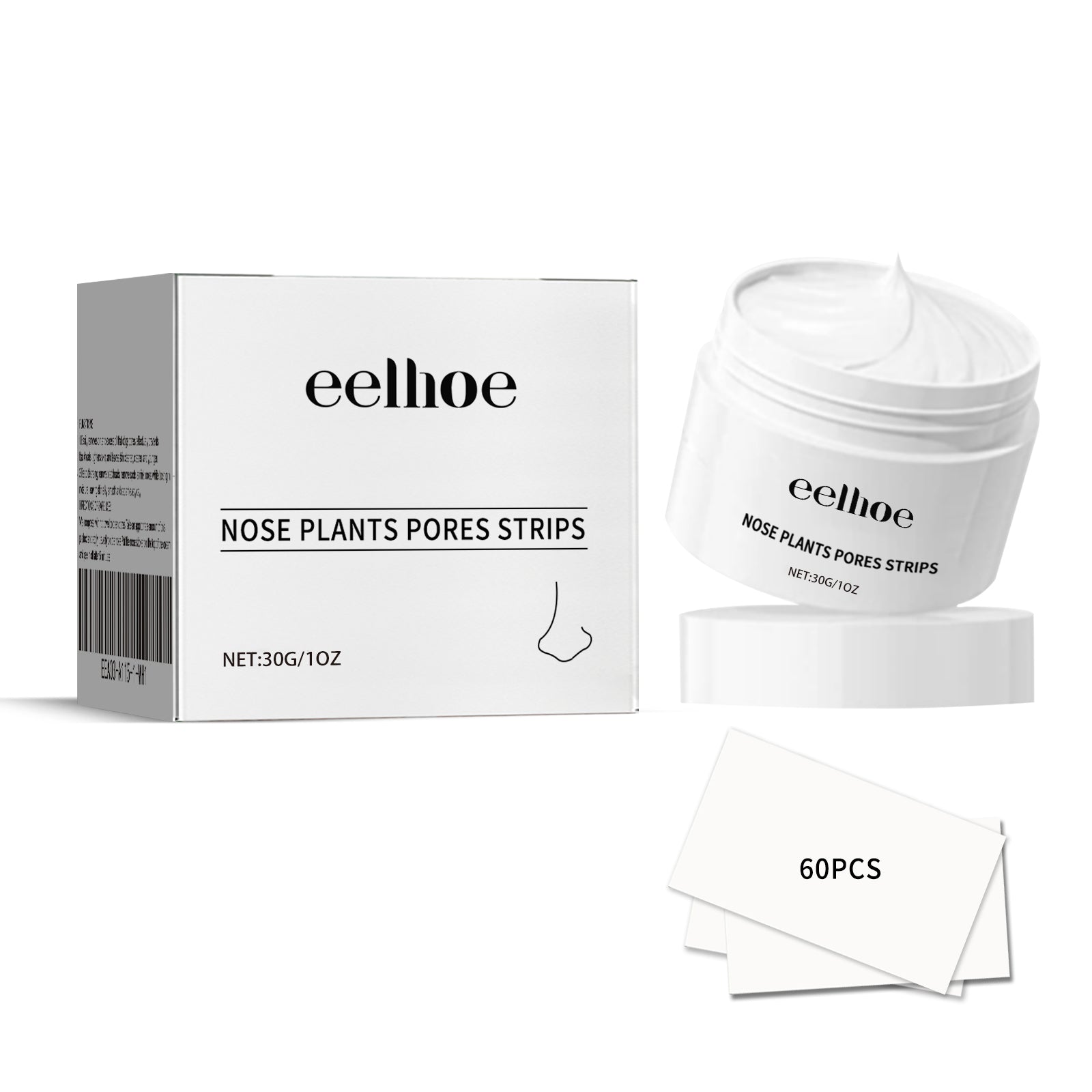 Blackhead Cleansing Cream Skin Oil Blackheads Acne Exfoliating Cleansing Repair Pore Tearing Nose Patch - Korvel