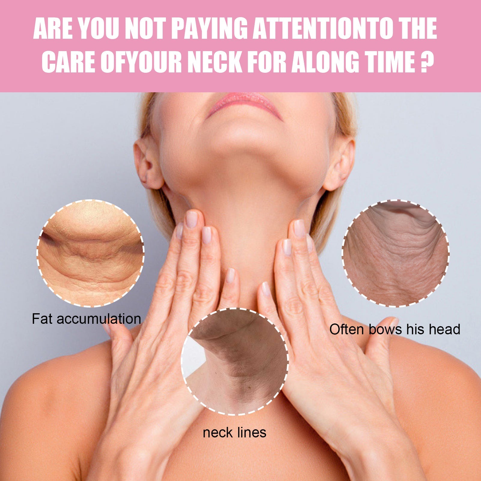Hydra Collagen Neck Repair Cream, Firming Skin Lighten Neck Lines Moisturizing Beauty Neck Care Cream - Korvel