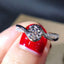 Creative Twisted Arm Eight Heart Eight Arrow Zircon Ring for Women's Engagement Ring - Korvel