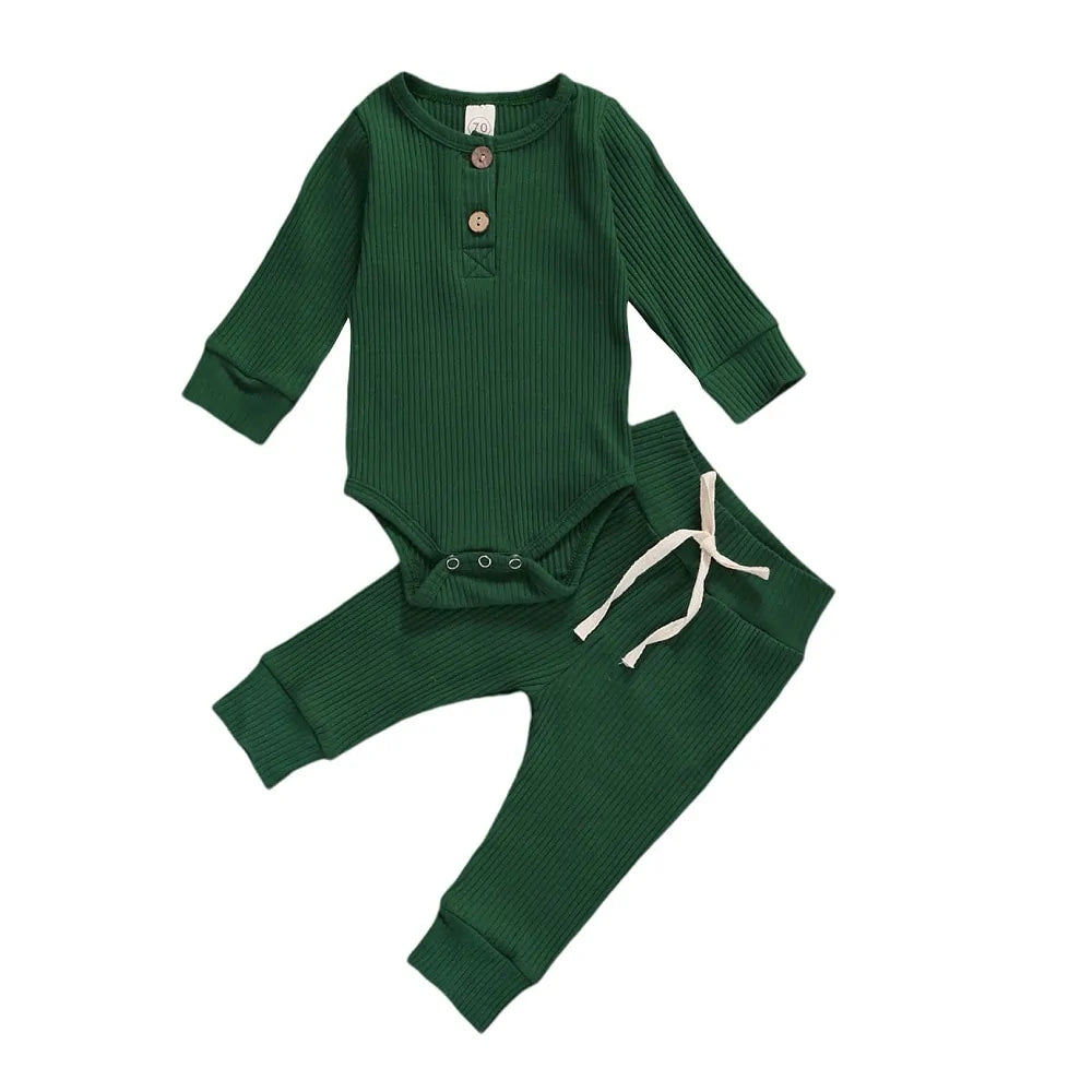Conjunto de Punto Acogedor para Bebé Otoño