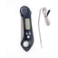 Foldable IP7 digital thermometer with dual probes: for cooking, BBQ, meat, grilling, food kitchen tools. - Korvel