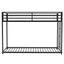 Adam Twin over Twin Metal Bunk, Black - Korvel