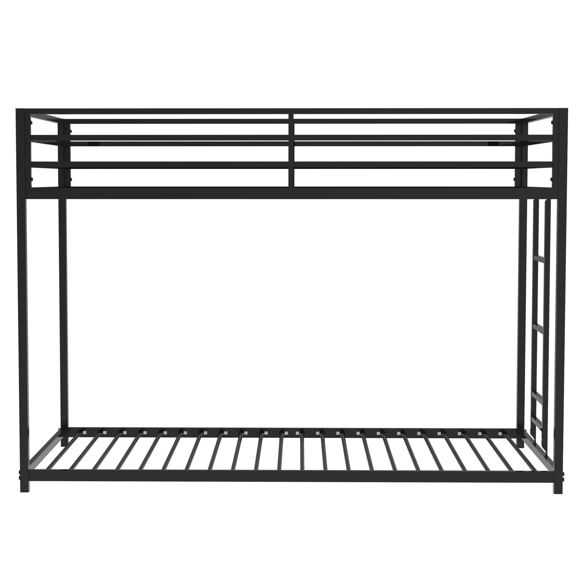 Adam Twin over Twin Metal Bunk, Black - Korvel