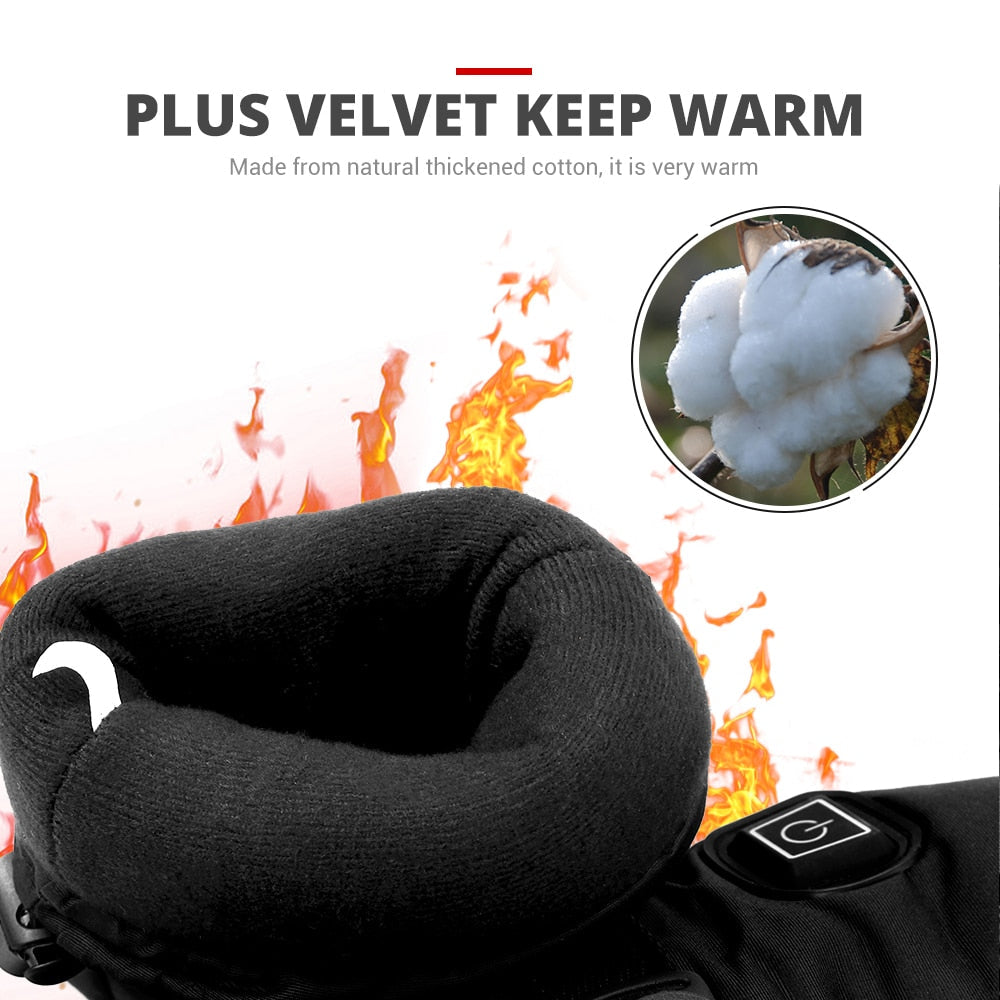 Guantes de motocicleta calefaccionados e impermeables HEROBIKER