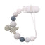 New baby pacifier chain clip teeth glue toy anti-drop chain silicone dinosaur pacifier chain baby products - Korvel