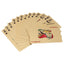 Waterproof Luxury Platinum Foil Poker Playing Cards Gold Plated Porker Cards - Korvel