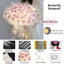 New DIY Butterfly Bouquets Handmade Butterfly Flower Material Package Bouquet with Light String Wedding Decor Gift for Girlfrien - Korvel