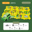DIY assembly of children's puzzle track car with various scenarios city map construction electric puzzle track car - Korvel