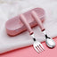 Baby Gadgets Tableware Set Children Utensil Stainless Steel Toddler Dinnerware Cutlery Cartoon Infant Food Feeding Spoon Fork - Korvel