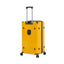 Luggage Set 4 pcs (20"/24"/29"/Travel Bag), PC+ABS Durable Lightweight Luggage with Collapsible Cup Holder TSA Lock, Yellow - Korvel
