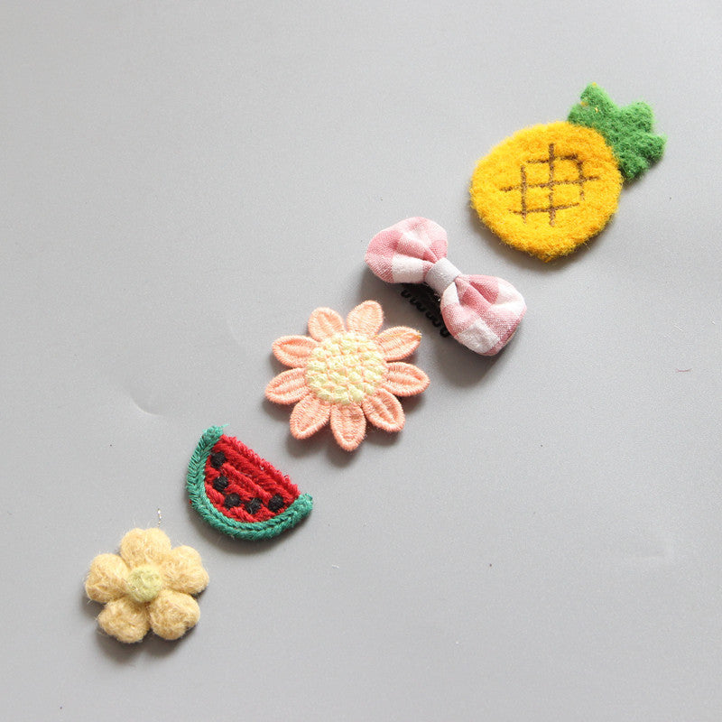Juego de Clips para el Cabello de la Pequeña Princesa Coreana para Niñas