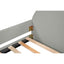 Twin Size Upholstered Daybed with Carton Ears Shaped Headboard  Grey - Korvel