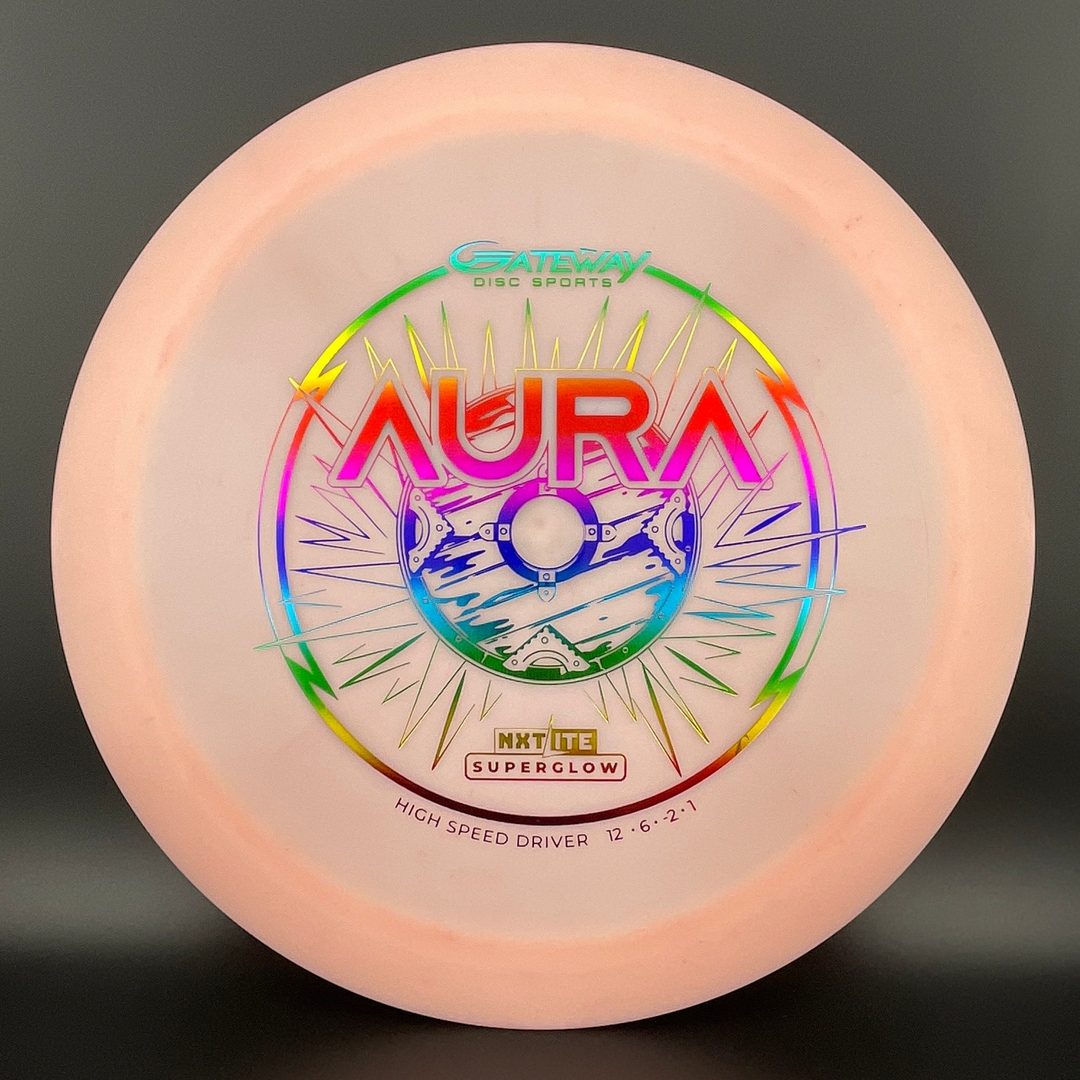 NXT Lite Superglow Aura Disc Golf Driver