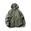 Camouflage Spliced Thin Hooded Sun Protection Clothing Men's Outdoor Sports Reflective Design Casual Jacket Trendy - Korvel