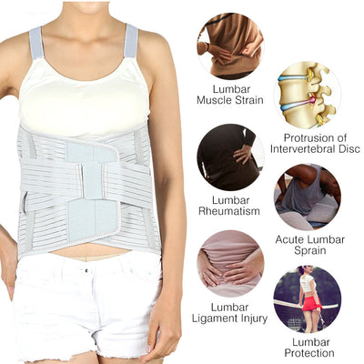 Hailicare Steel Plate Belt Protector Lumbar Muscle Strain Lumbar Disc Protrusion Widening And Lengthening Belt Protector - Korvel