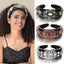 Fashionable Baroque Retro Inlaid Colored Water Diamond Sponge Head Hoop - Korvel