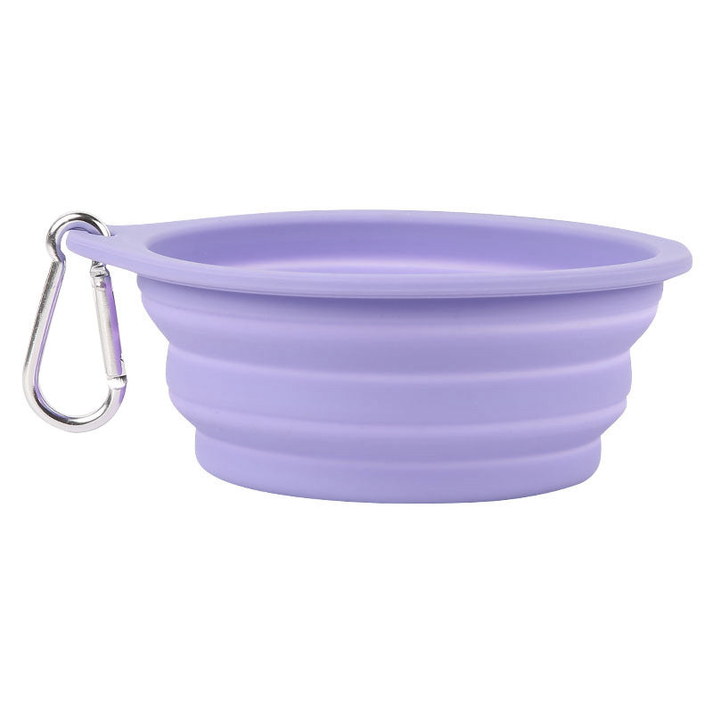 Silicone Foldable Bowl Portable Pet Bowl 600ml Cat Bowl Travel Pet Portable Dog Bowl - Korvel