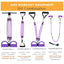 Multifunction Fitness Pedal Exerciser Sit-up Exercise Band Elastic Pull Rope Equipment Tummy Bodybuilding Tension Rope Antibreak - Korvel