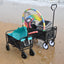 Folding Wagon Garden Shopping Beach Cart - Korvel