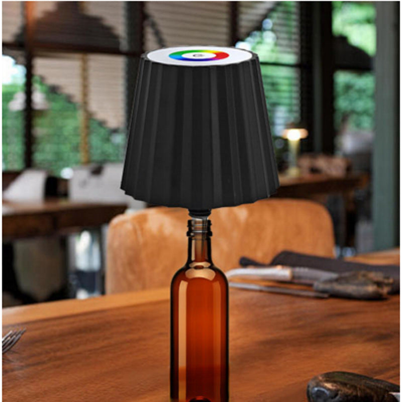 Luz Creativa de Botella de Vino LED - Lámpara RGB Recargable