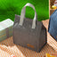Fashionable and simple vertical large capacity portable insulated lunch bag - Korvel