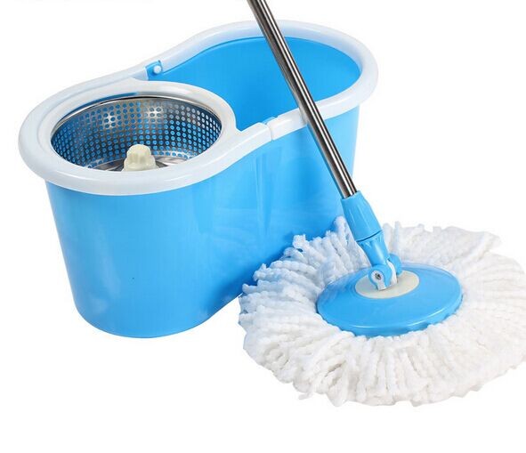 Rotating Mop Bucket Good God Mop Hand Pressure Dual Drive Automatically Mop Mop Bucket Household Mop Stainless Steel Mop - Korvel