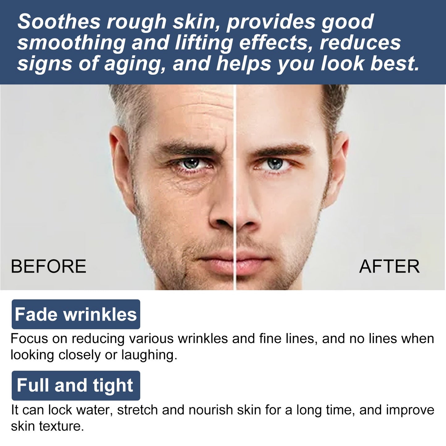 Crema Facial para Hombres 6 en 1 para Hidratación y Suavizado