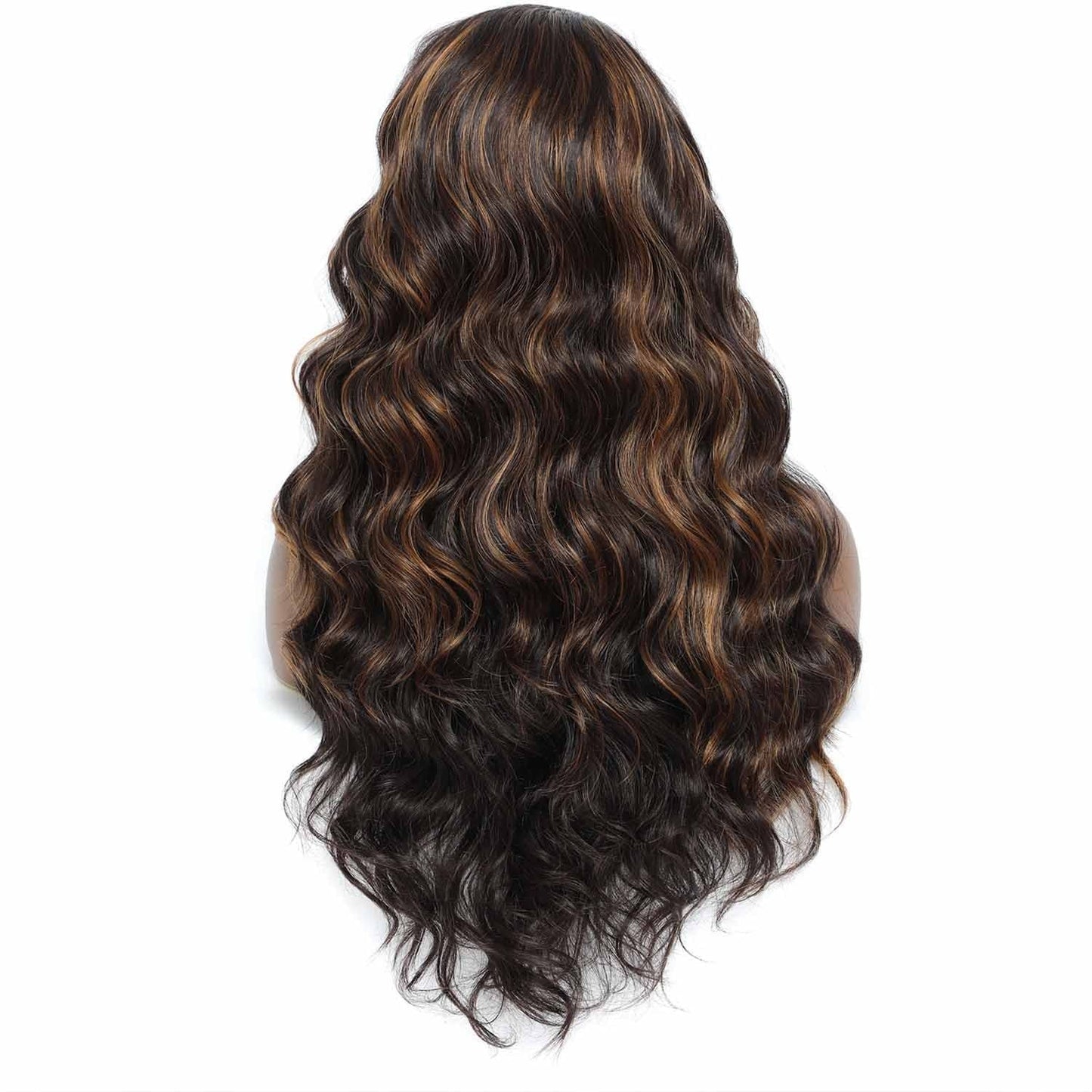 Premium European & American Lace Wig - Wavy Long Curly Style