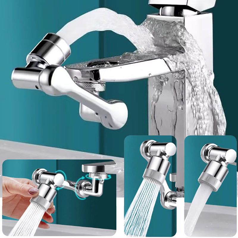1080 °/1440 ° New Mechanical Arm Double Outlet Bubbler Universal Extension Faucet Splash Proof Washing Faucet Extender - Korvel