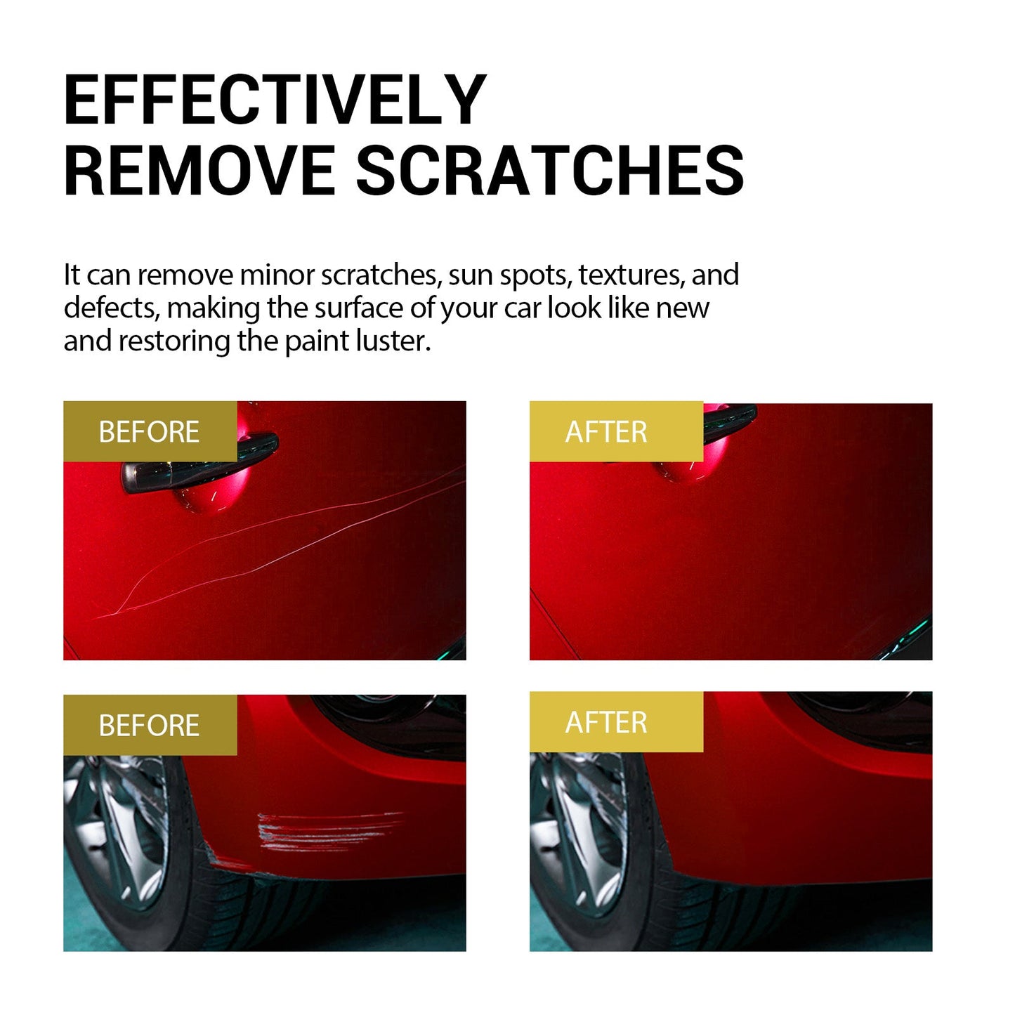 Premium Scratch Removal Wax for Car Paint Care