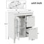 Elegant 24" Bathroom Vanity with Sink and Storage