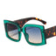 Fashion Big Frame Dazzling Color Men And Women All-Match Personality Sunglasses Ins Style Square Sunglasses - Korvel