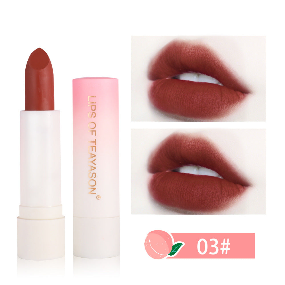 Matte Velvet Retro Red Peach Lipstick