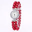 Crystal Watch Fashion Women Watch Pearl String Watch Strap Quartz Bracelet Watch models Female Clock Ladies damenuhr reloj mujer - Korvel